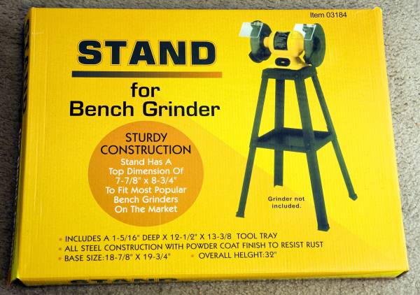 Bench Grinder Stand Plans