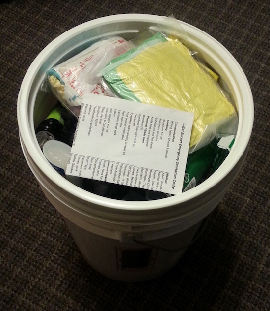 Emergency Sanitation Bucket
